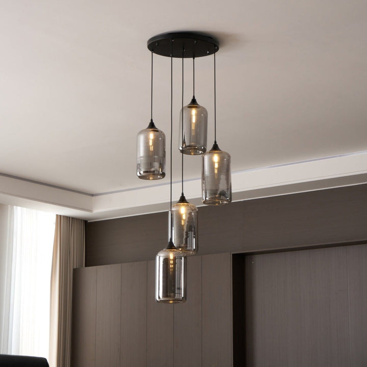 Talis Suspension en Verre Industrielle Chic - Neutralighting