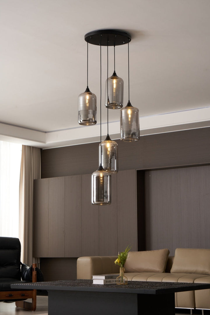 Mirelia Lampe Pendante Industrielle en Verre - Neutralighting