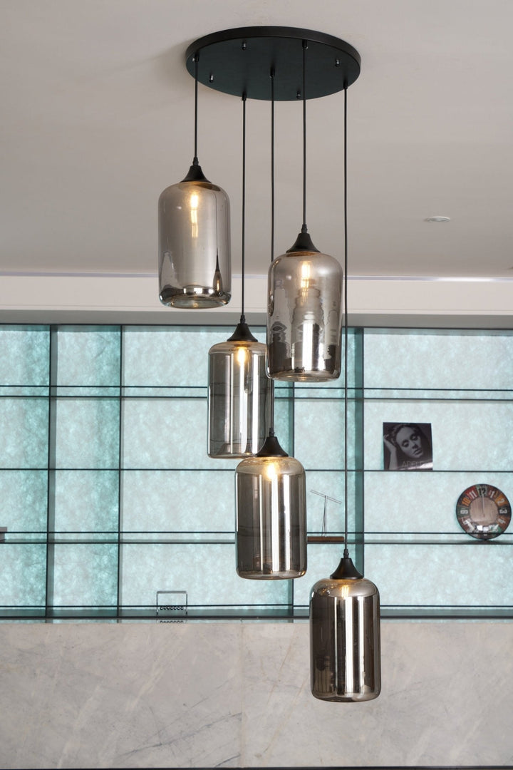 Mirelia Lampe Pendante Industrielle en Verre - Neutralighting