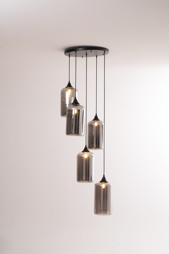 Talis Suspension en Verre Industrielle Chic - Neutralighting