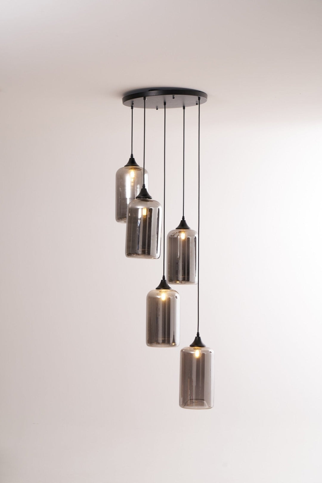 Talis Suspension en Verre Industrielle Chic - Neutralighting