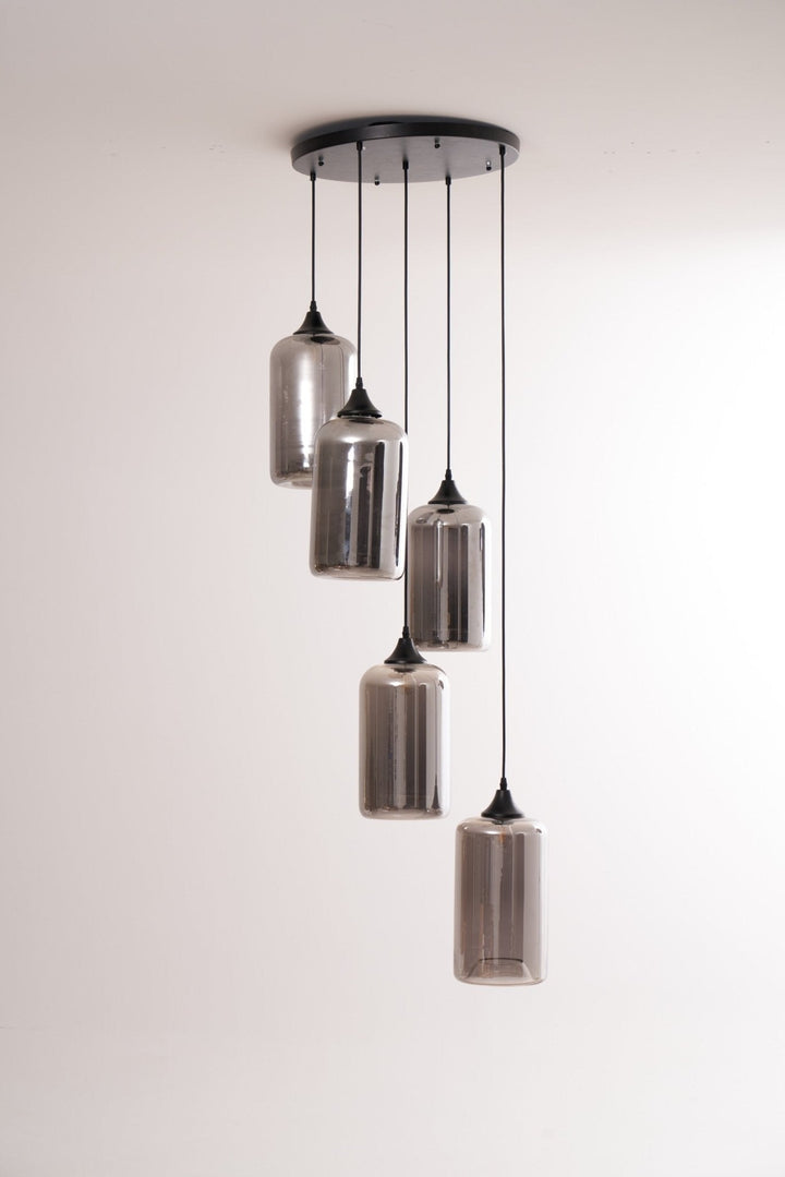 Talis Suspension en Verre Industrielle Chic - Neutralighting