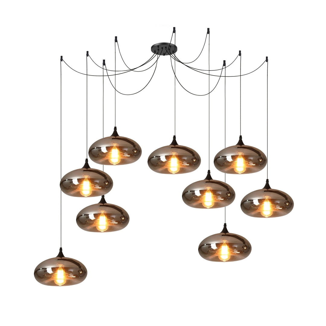 Mirelia Lampe Pendante Industrielle en Verre - Neutralighting