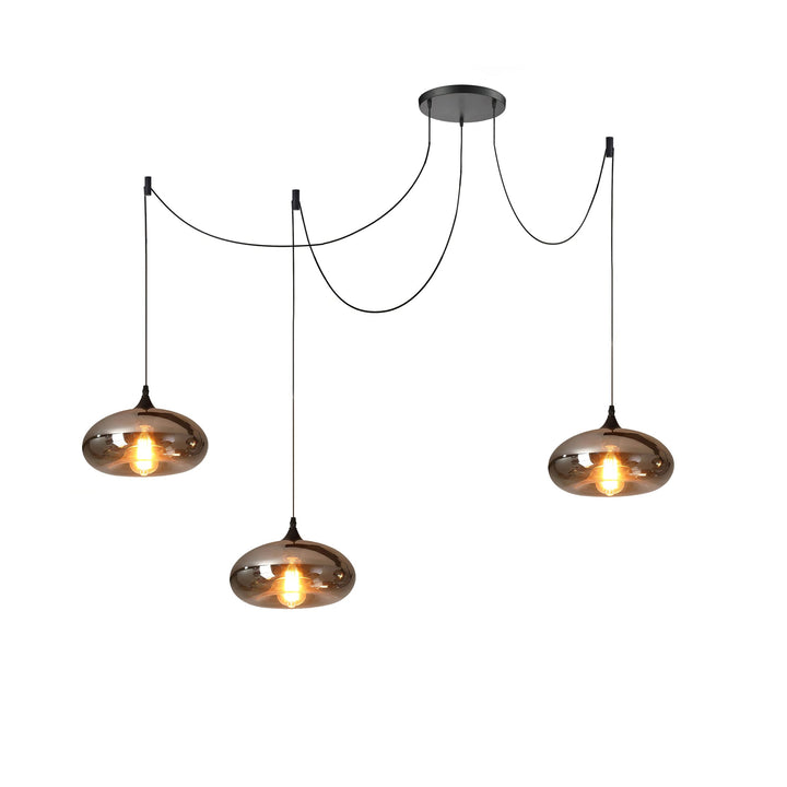 Mirelia Lampe Pendante Industrielle en Verre - Neutralighting