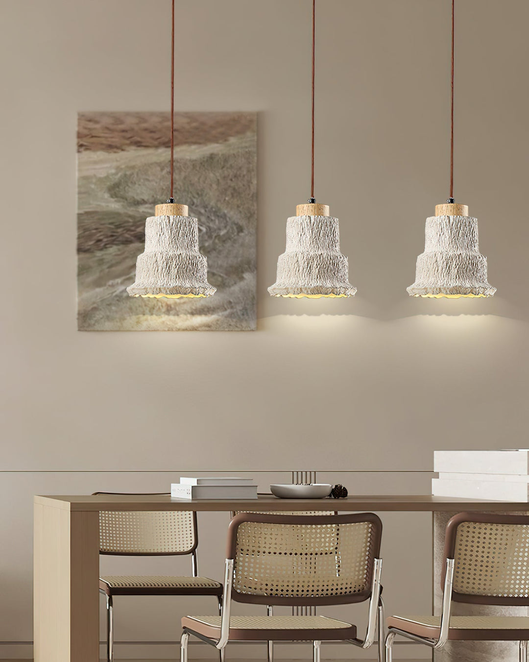Esilara Suspension Superposée en Travertin - Neutralighting