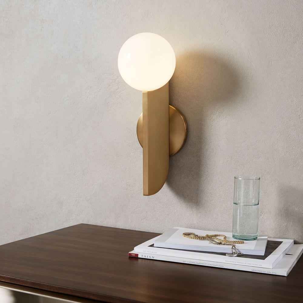 Lustra Verre 12.5cm Blanc LED