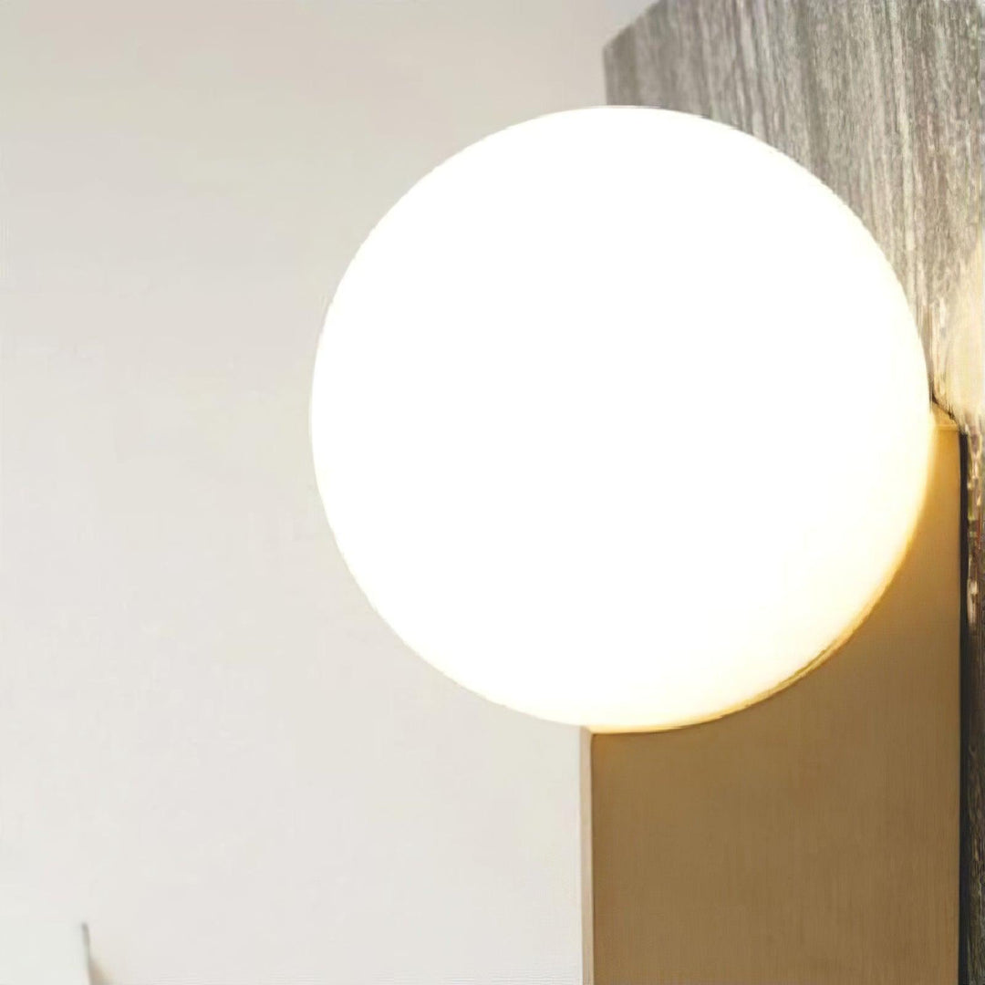 Lustra Applique Murale Globe en Verre Sculptural - Neutralighting