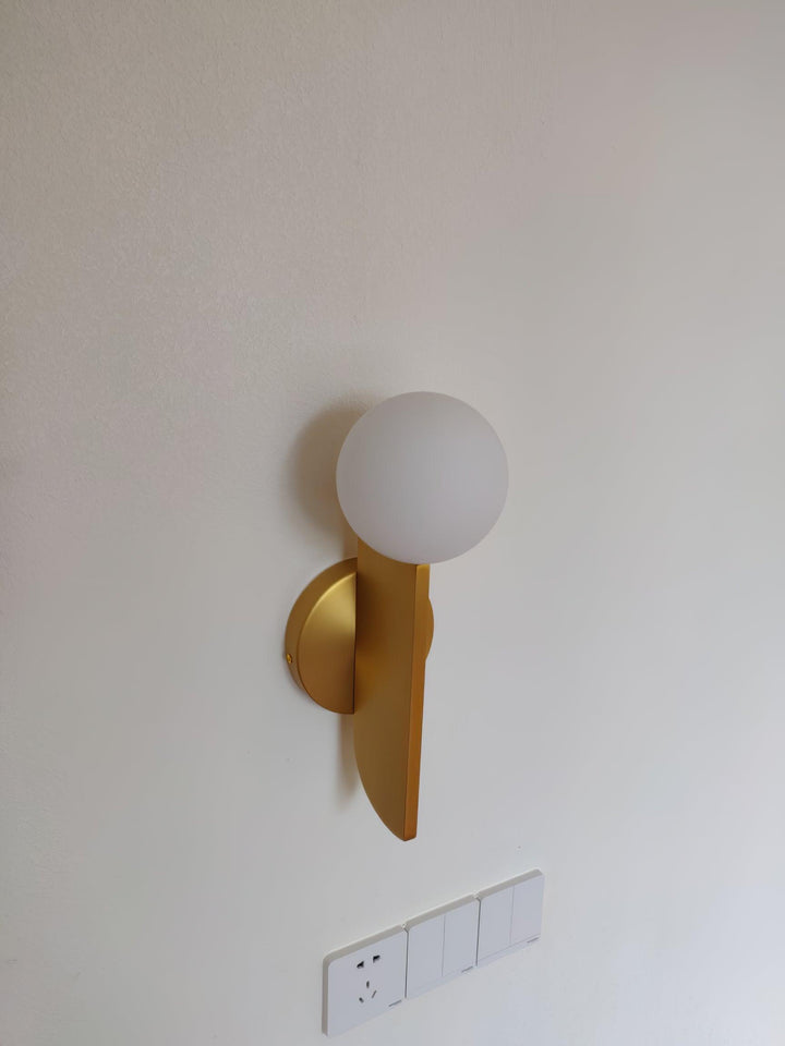 Lustra Applique Murale Globe en Verre Sculptural - Neutralighting