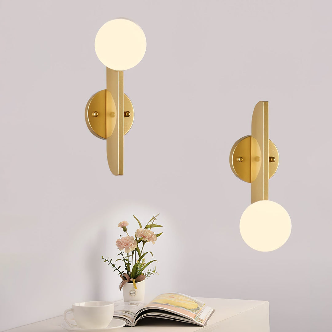 Lustra Applique Murale Globe en Verre Sculptural - Neutralighting