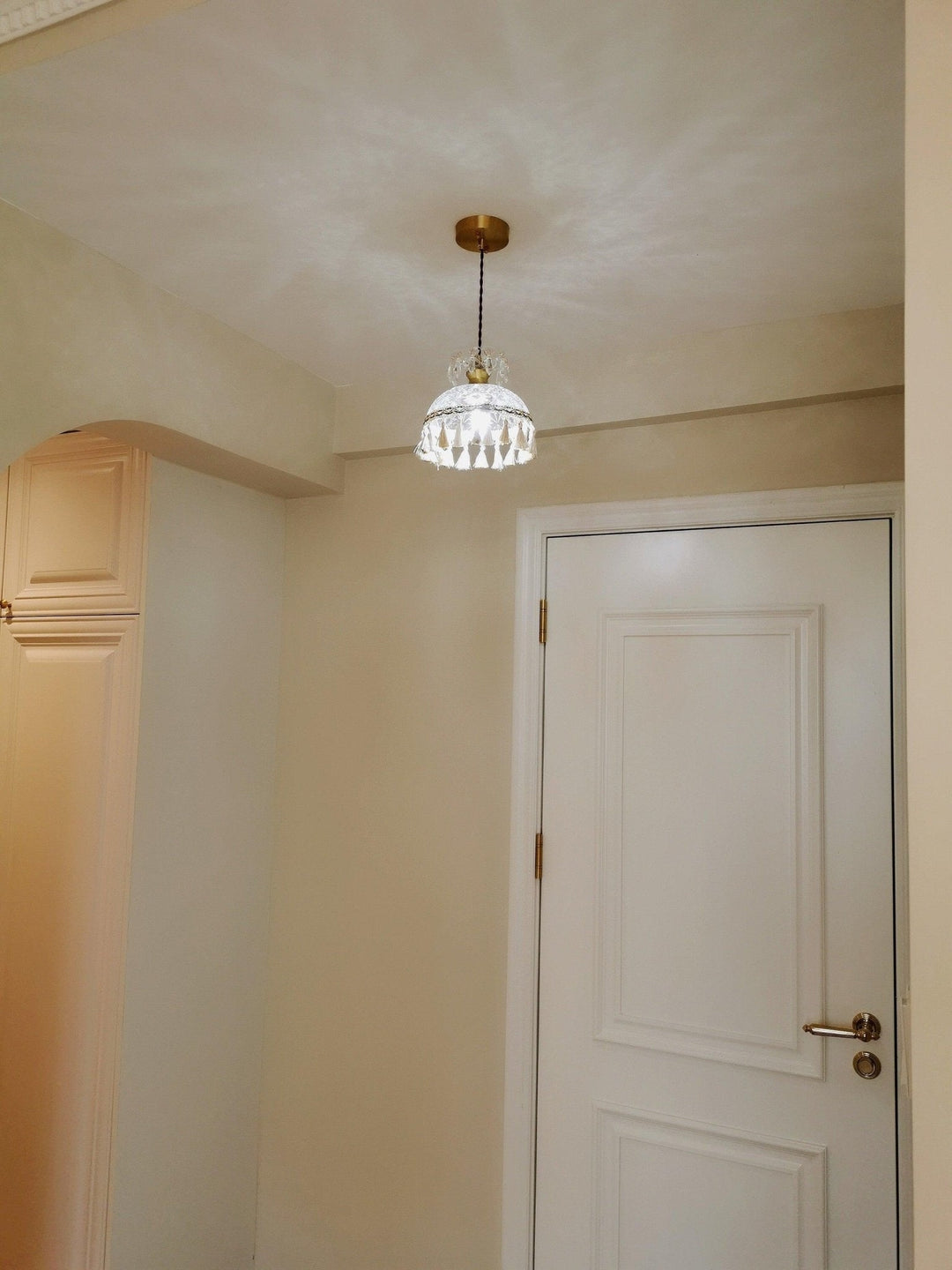 Veloce Suspension Luxueuse en Laiton et Verre - Neutralighting