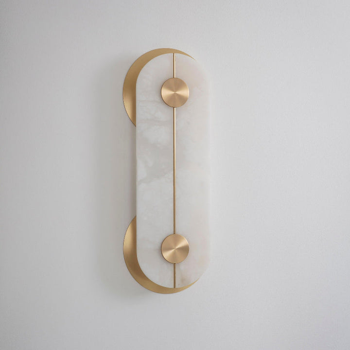 Auriel Moderne Minimaliste Laiton Albâtre Applique Murale - Neutralighting