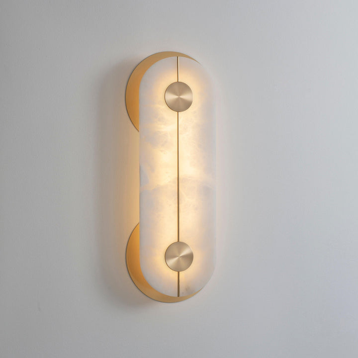 Auriel Moderne Minimaliste Laiton Albâtre Applique Murale - Neutralighting