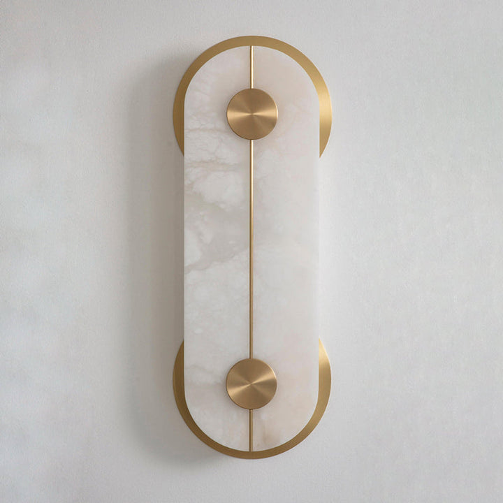 Auriel Moderne Minimaliste Laiton Albâtre Applique Murale - Neutralighting