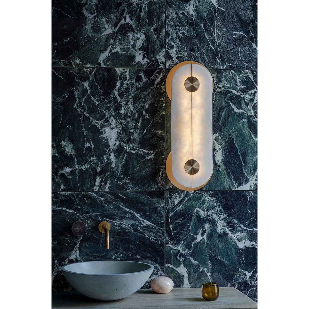 Lampe l en Laiton – Design Contemporain