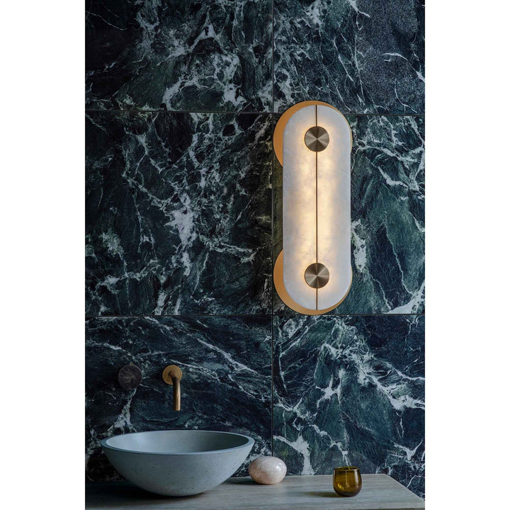 Lampe l en Laiton – Design Contemporain
