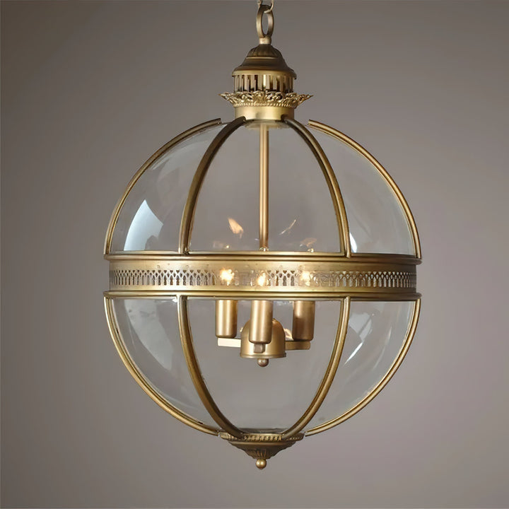 Svelte Ancien Industriel Métal Verre Suspension - Neutralighting