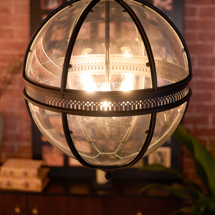 Edward Suspension Rétro en Verre - Neutralighting