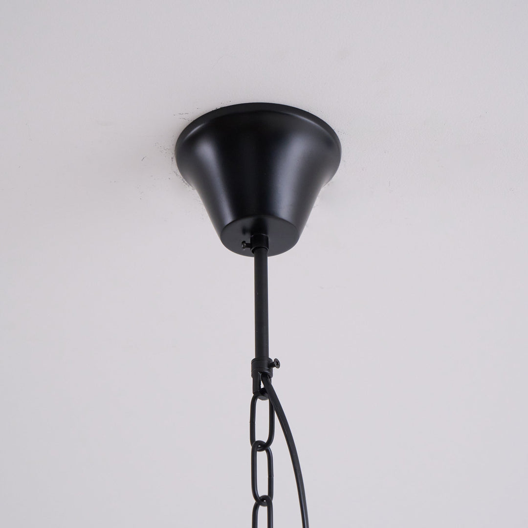 Svelte Ancien Industriel Métal Verre Suspension - Neutralighting