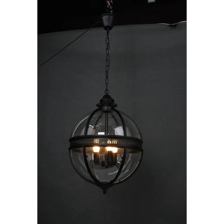 Svelte Ancien Industriel Métal Verre Suspension - Neutralighting