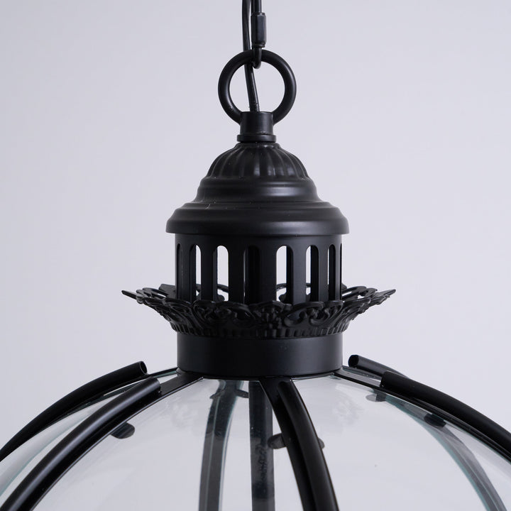 Svelte Ancien Industriel Métal Verre Suspension - Neutralighting