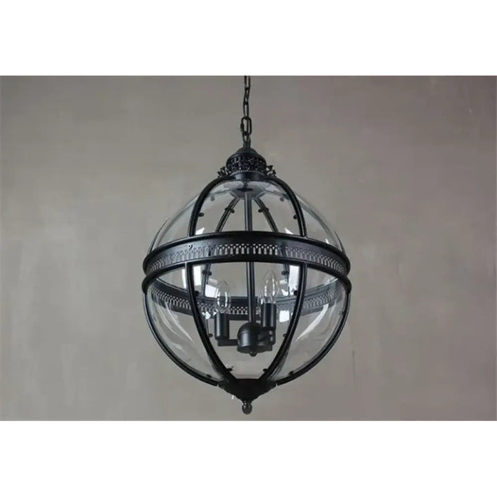 Svelte Ancien Industriel Métal Verre Suspension - Neutralighting