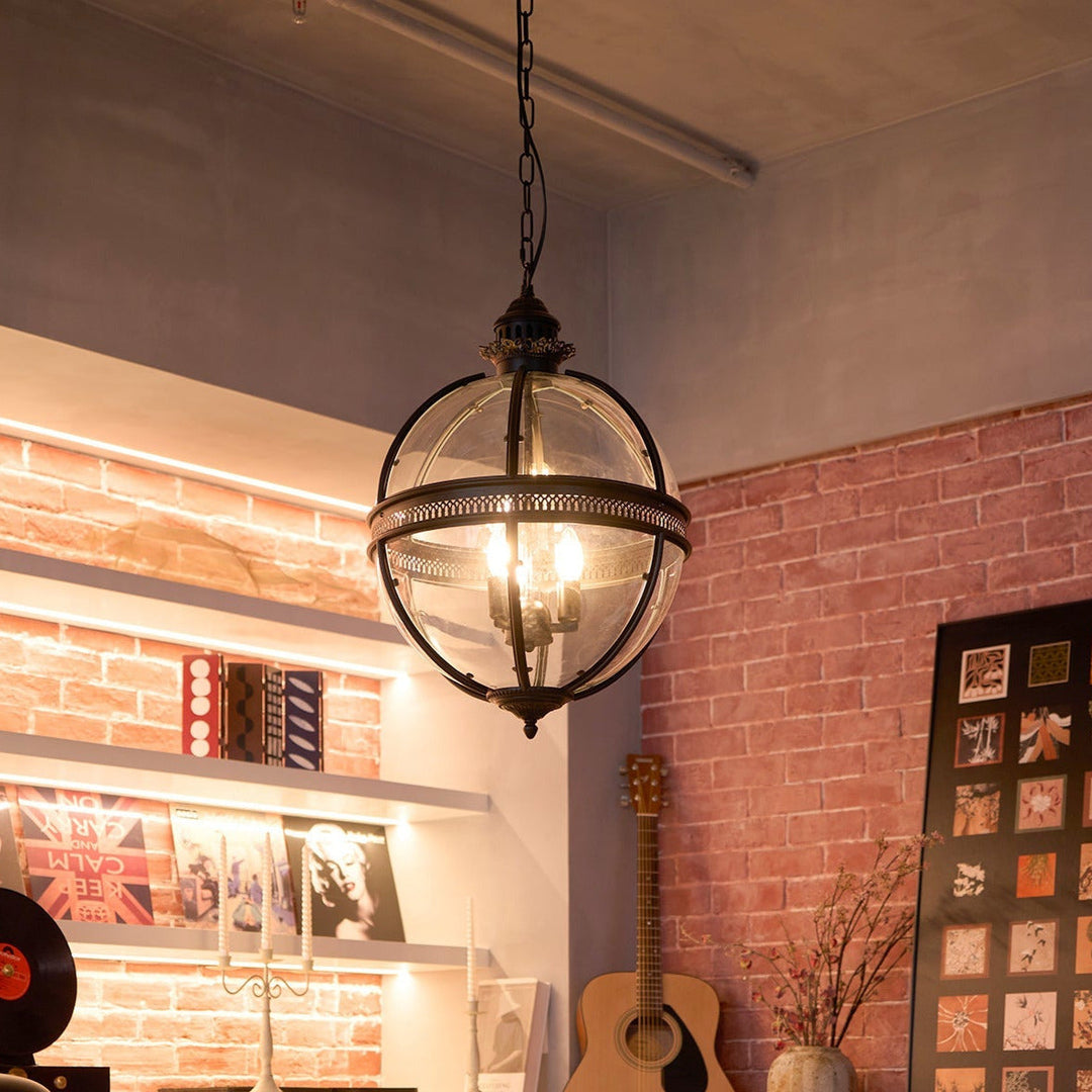 Edward Suspension Rétro en Verre - Neutralighting