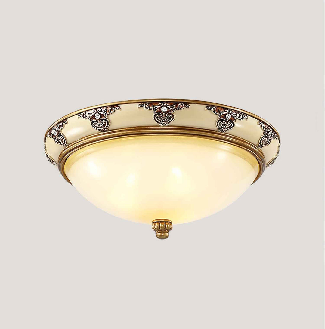 Solara Verre 19cm Blanc LED