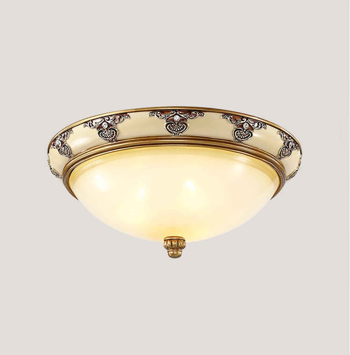Solara Verre 19cm Blanc LED