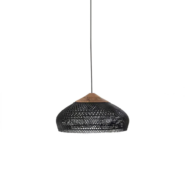 Solara Suspension Rotin Tressé Swag - Neutralighting