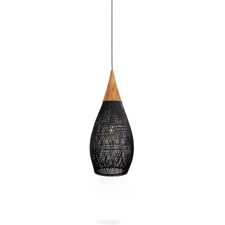 Evelyn Suspension en Rotin Tressé pour Salon - Neutralighting