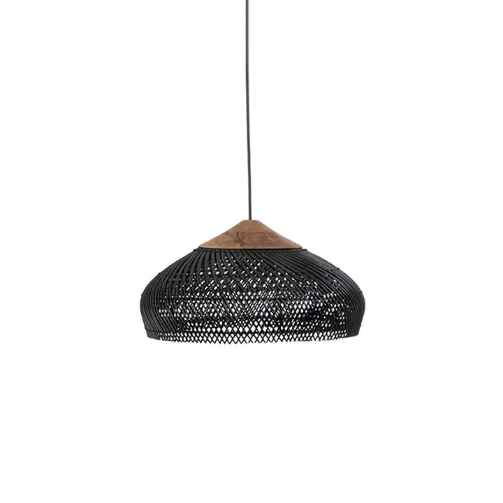 Solara Suspension Rotin Tressé Swag - Neutralighting