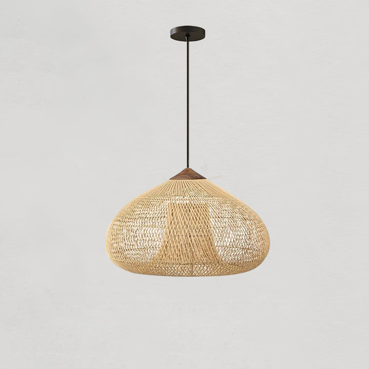 Evelyn Suspension en Rotin Tressé pour Salon - Neutralighting