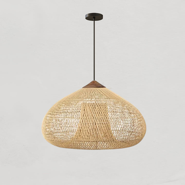 Evelyn Suspension en Rotin Tressé pour Salon - Neutralighting