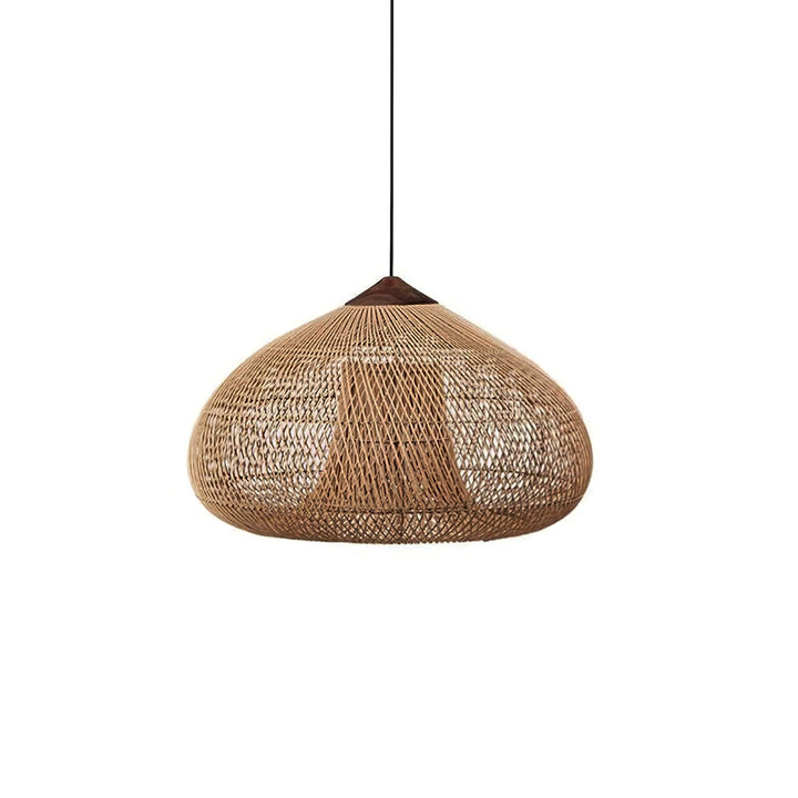 Solara Suspension Rotin Tressé Swag - Neutralighting
