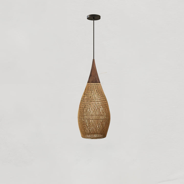 Evelyn Suspension en Rotin Tressé pour Salon - Neutralighting
