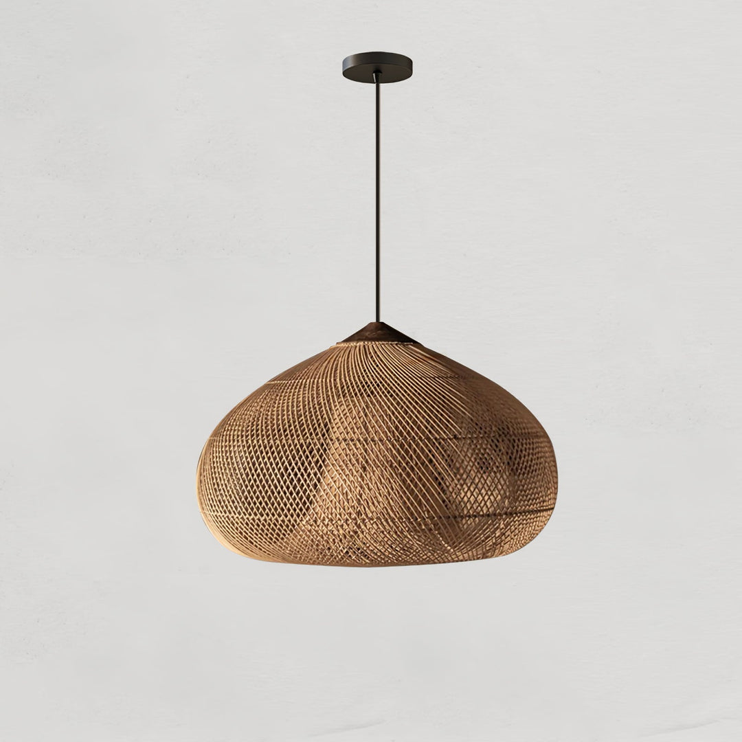 Evelyn Suspension en Rotin Tressé pour Salon - Neutralighting