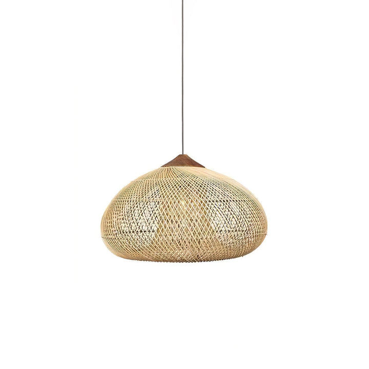 Solara Suspension Rotin Tressé Swag - Neutralighting