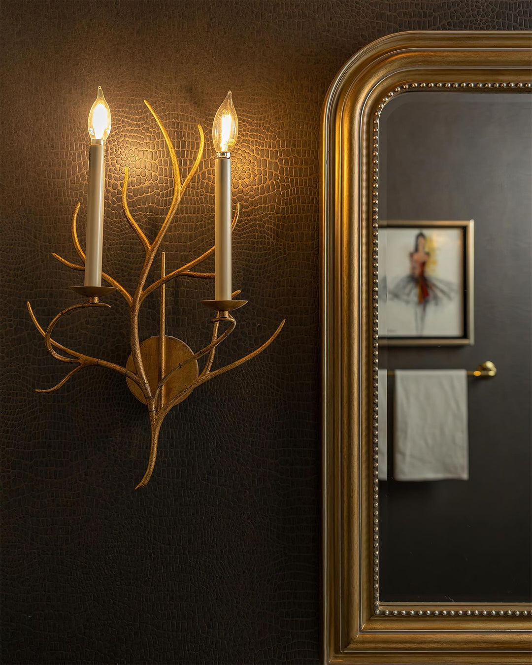 Duvor Applique Murale Double Bougie - Neutralighting