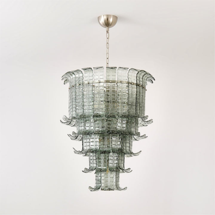 Brasher Lustre en Verre de Murano à Plusieurs Niveaux élégant - Neutralighting