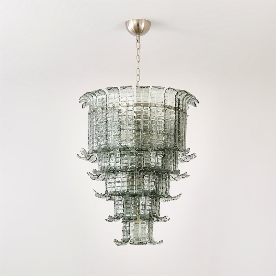 Brasher Lustre en Verre de Murano à Plusieurs Niveaux élégant - Neutralighting
