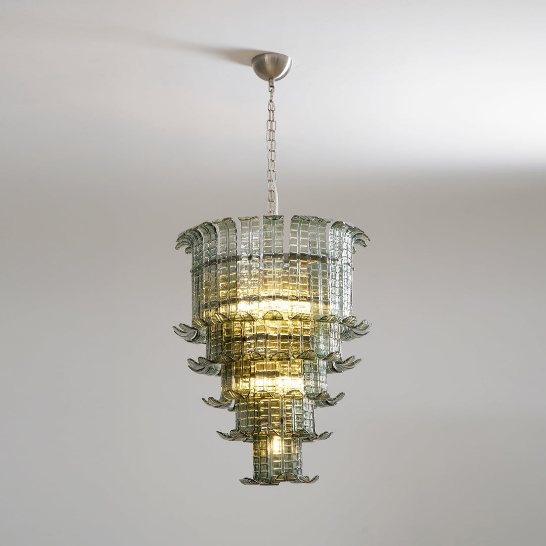 Aether Postmodern Luxe Verre Métal Lustre - Neutralighting
