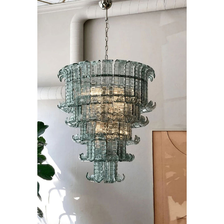 Aether Postmodern Luxe Verre Métal Lustre - Neutralighting