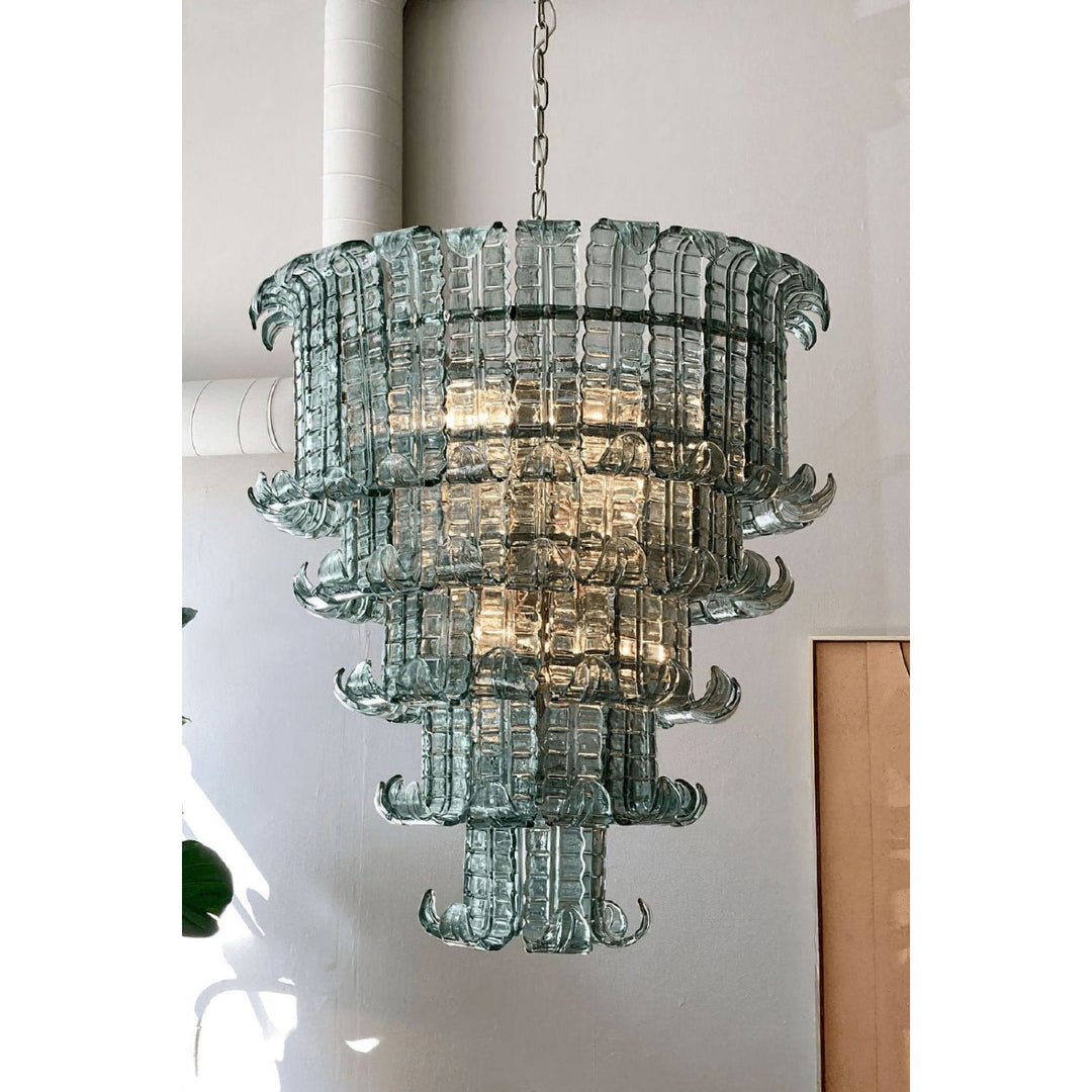 Aether Postmodern Luxe Verre Métal Lustre - Neutralighting