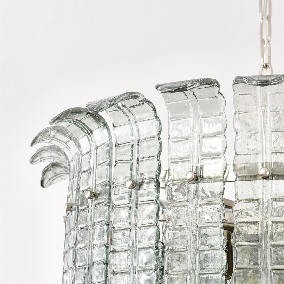 Brasher Lustre en Verre de Murano à Plusieurs Niveaux élégant - Neutralighting