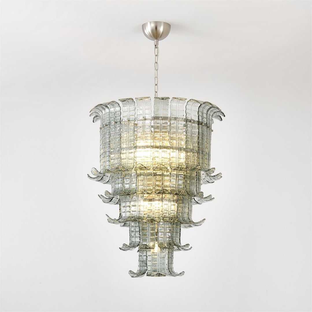 Brasher Lustre en Verre de Murano à Plusieurs Niveaux élégant - Neutralighting