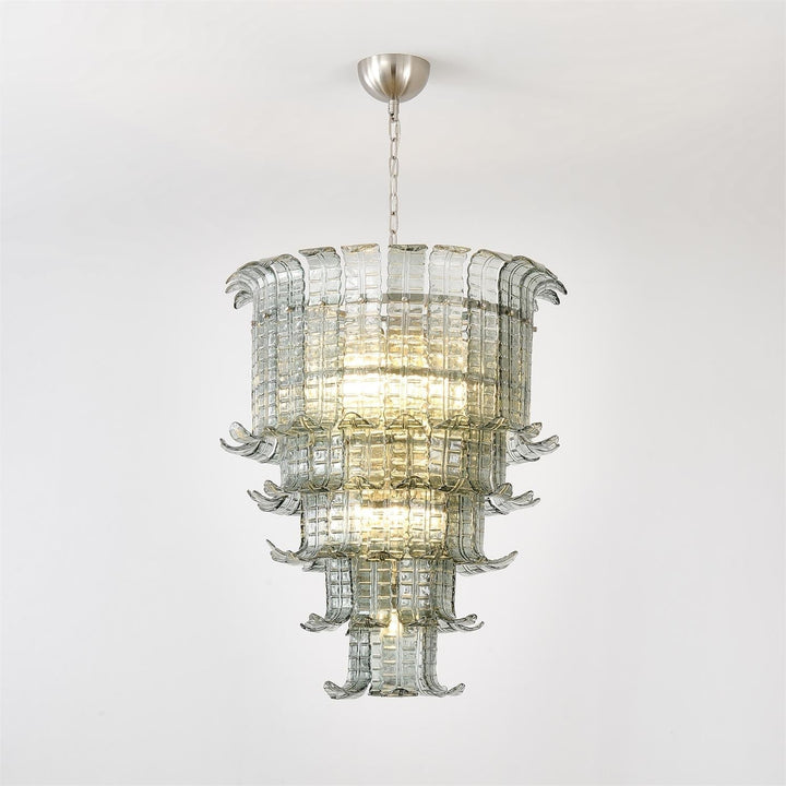 Brasher Lustre en Verre de Murano à Plusieurs Niveaux élégant - Neutralighting