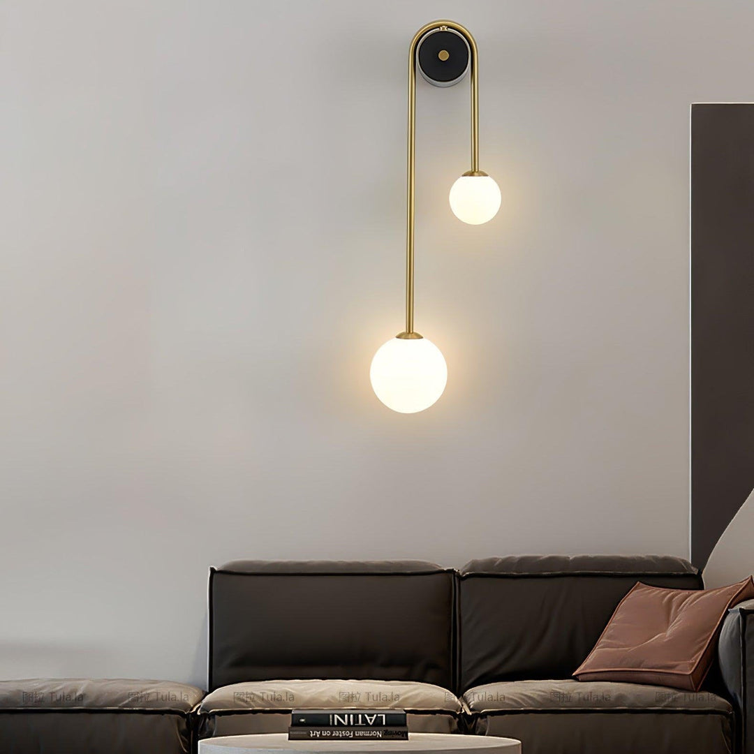 Elaro Applique Murale Arc en Laiton - Neutralighting