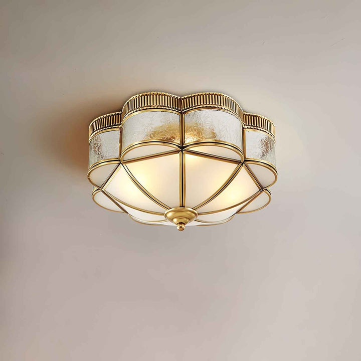 Solara Verre 36cm Blanc LED