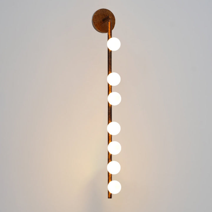 Pamela Tube Plug-in Brass Glass Wall Lamp - Neutralighting