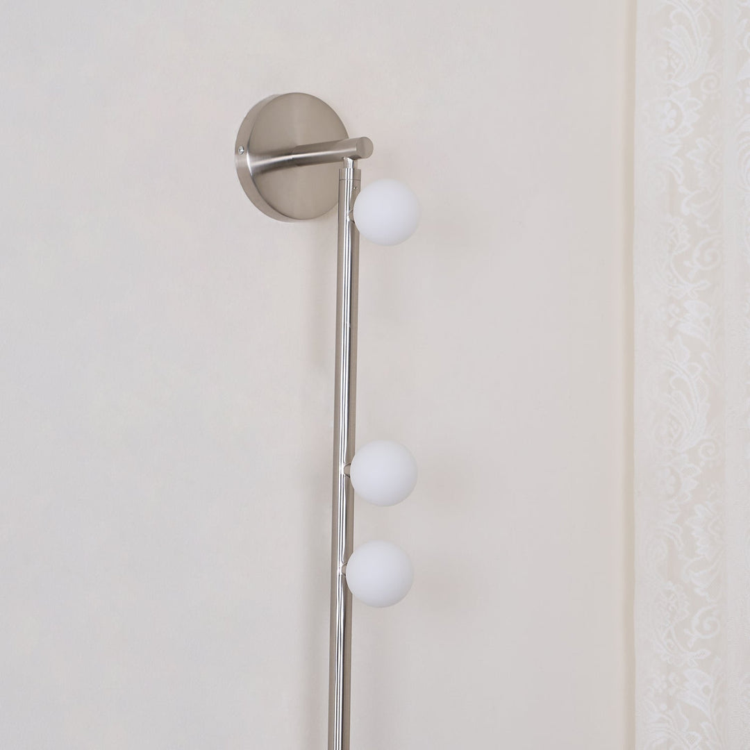 Pamela Tube Plug-in Brass Glass Wall Lamp - Neutralighting
